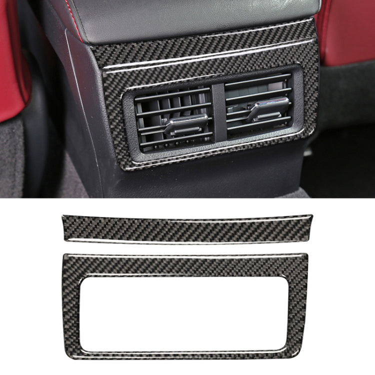 Car Carbon Fiber Rear Air Outlet Decorative Sticker for Lexus IS250 2013-, Left Drive by buy2fix