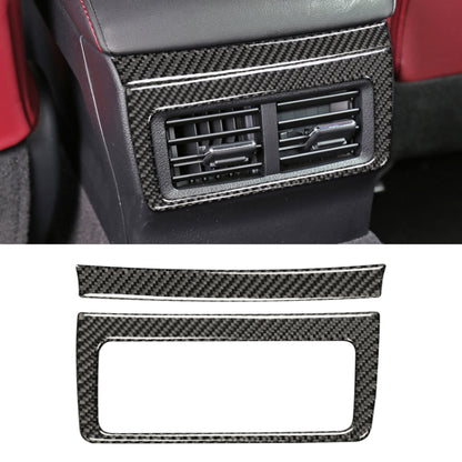 Car Carbon Fiber Rear Air Outlet Decorative Sticker for Lexus IS250 2013-, Left Drive by buy2fix