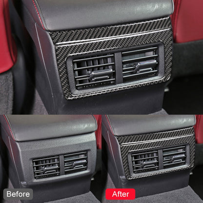 Car Carbon Fiber Rear Air Outlet Decorative Sticker for Lexus IS250 2013-, Left Drive by buy2fix