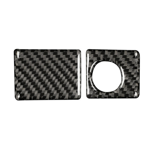Car Carbon Fiber Storage Box Switch Decorative Sticker for Lexus IS250 2013-, Left Drive by buy2fix