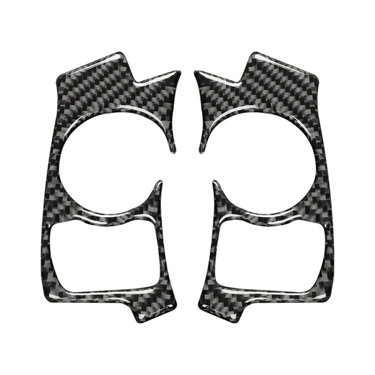 Car Carbon Fiber Steering Wheel Button Decorative Sticker for Lexus IS250 NX200 200t 300h 13-, Left Drive B Style by buy2fix