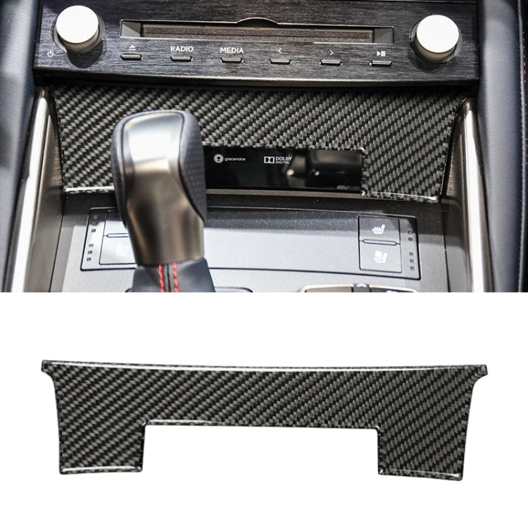 Car Carbon Fiber Central Control Panel Decorative Sticker for Lexus IS250 2013-, Left Drive A Style by buy2fix