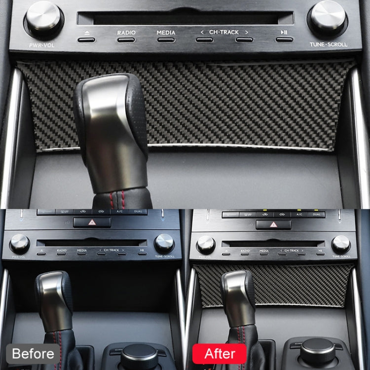 Car Carbon Fiber Central Control Panel Decorative Sticker for Lexus IS250 2013-, Left Drive B Style by buy2fix