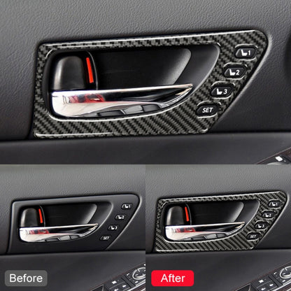 Car Carbon Fiber Front Door Handle Decorative Sticker for Lexus IS250 2013-, Left Drive A Style by buy2fix