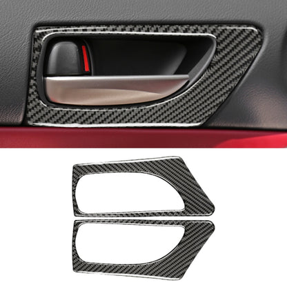 Car Carbon Fiber Front Door Handle Decorative Sticker for Lexus IS250 2013-, Left Drive B Style by buy2fix
