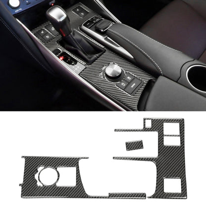 Car Carbon Fiber Gear Position Panel Decorative Sticker for Lexus IS250 2013-, Left Drive A Style by buy2fix