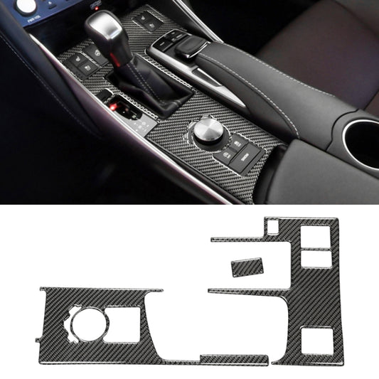 Car Carbon Fiber Gear Position Panel Decorative Sticker for Lexus IS250 2013-, Left Drive A Style by buy2fix