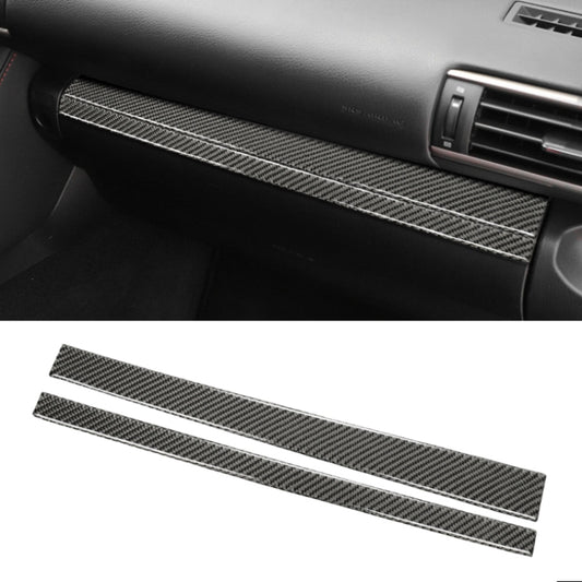 Car Carbon Fiber Storage Box Decorative Strip for Lexus IS250 2013-, Left Drive by buy2fix