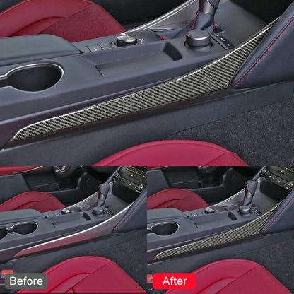 Car Carbon Fiber Gear Position Side Decorative Strip for Lexus IS250 2013-, Left Drive by buy2fix