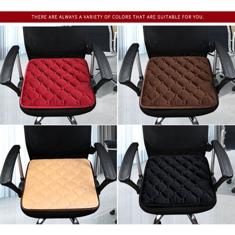 Car USB Seat Heater Cushion Warmer Cover Winter Heated Warm Mat, Style: Heart Shape (Black) by buy2fix