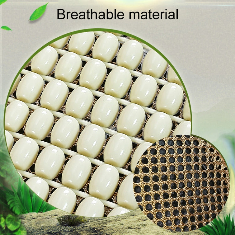 Car Seat Covers Summer Cool Imitation Wooden Beads Ventilation Breathable Seat Cushion(Beige) by buy2fix