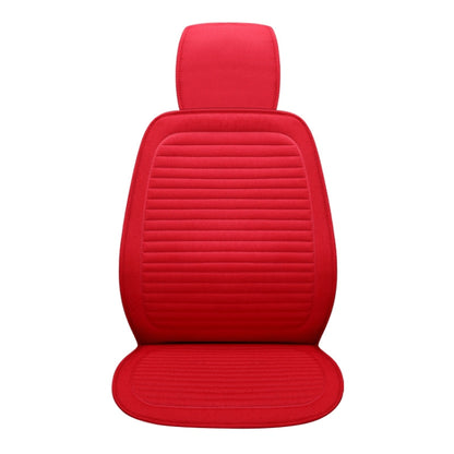 Car Four Seasons Linen Fabric Front Seat Cushion (Beige) by buy2fix