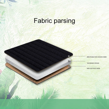 Car Four Seasons Linen Fabric Front Seat Cushion (Wine Red) by buy2fix