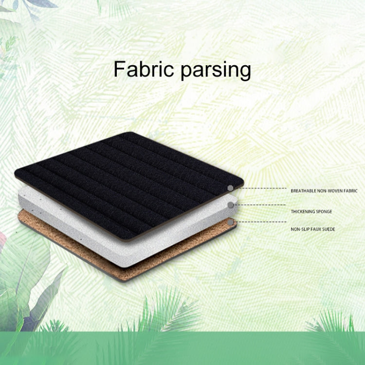 Car Four Seasons Linen Fabric Front Seat Cushion (Beige) by buy2fix