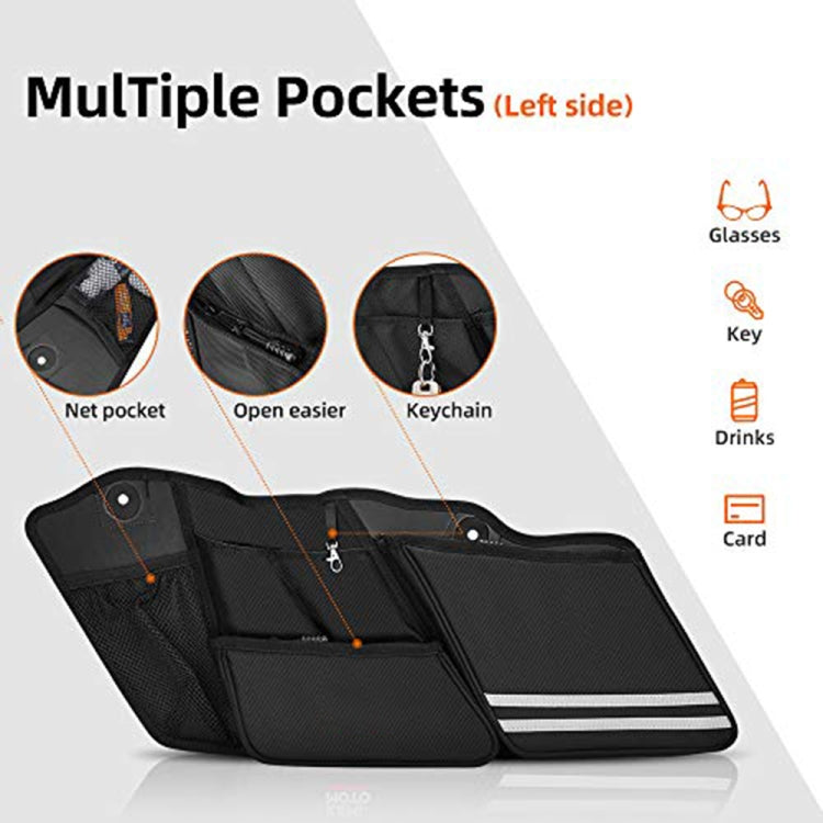 2 PCS Motorcycle Saddle Bags Storage Tool Side Pouch Bags by buy2fix