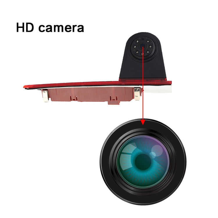PZ477 Car Waterproof 170 Degree Brake Light View Camera for Ford Transit Custom by buy2fix