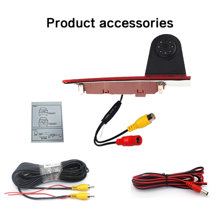 PZ477 Car Waterproof 170 Degree Brake Light View Camera for Ford Transit Custom by buy2fix