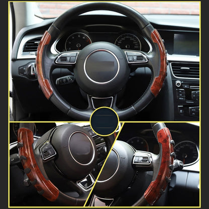 Car Steering Wheel Booster Wheel Spinner Knob Cover (Brown) by buy2fix