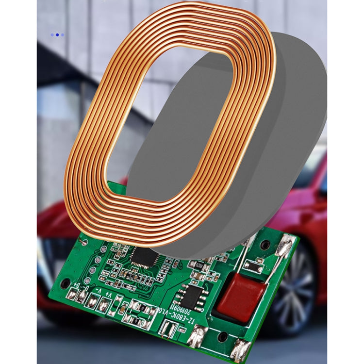 Car Qi Standard Wireless Charger 10W Quick Charging for Nissan Teana 2019-2020, Left Driving - Wireless Charging Pads by buy2fix | Online Shopping UK | buy2fix