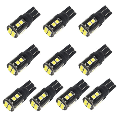 10 PCS T10/168/194 DC12V / 1W / 6000K / 60LM Car Decoding Clearance Lights with 12LEDs SMD-3030 Lamp Beads - Brake Lights by buy2fix | Online Shopping UK | buy2fix