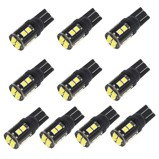 10 PCS T10/168/194 DC12V / 1W / 6000K / 60LM Car Decoding Clearance Lights with 12LEDs SMD-3030 Lamp Beads - Brake Lights by buy2fix | Online Shopping UK | buy2fix
