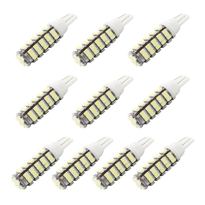 10 PCS T10 DC12V / 1.5W / 6500K / 75LM Car Clearance Lights Reading Lamp with 68LEDs SMD-3020 Lamp Beads - Brake Lights by buy2fix | Online Shopping UK | buy2fix