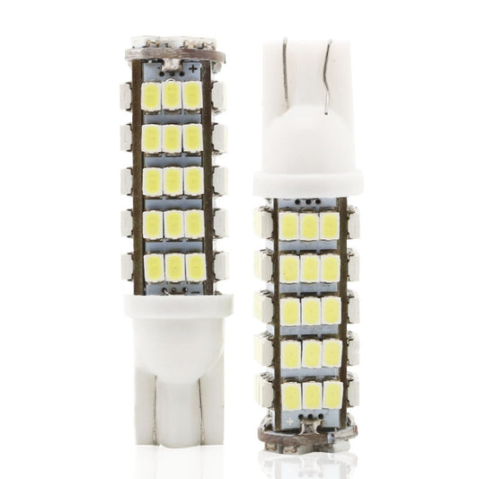 10 PCS T10 DC12V / 1.5W / 6500K / 75LM Car Clearance Lights Reading Lamp with 68LEDs SMD-3020 Lamp Beads - Brake Lights by buy2fix | Online Shopping UK | buy2fix