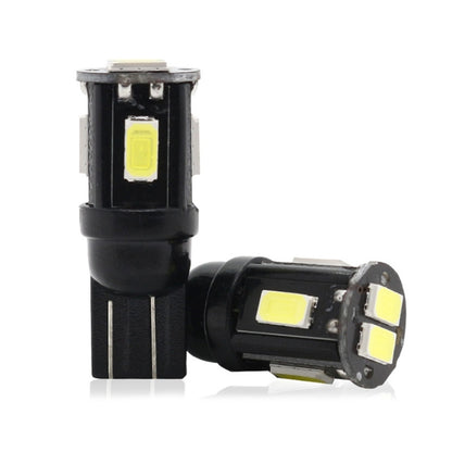 10 PCS T10 DC12V / 1.5W / 6000K / 80LM Car Decoding LED Clearance Lights with 6LEDs SMD-5630 Lamp Beads - Brake Lights by buy2fix | Online Shopping UK | buy2fix