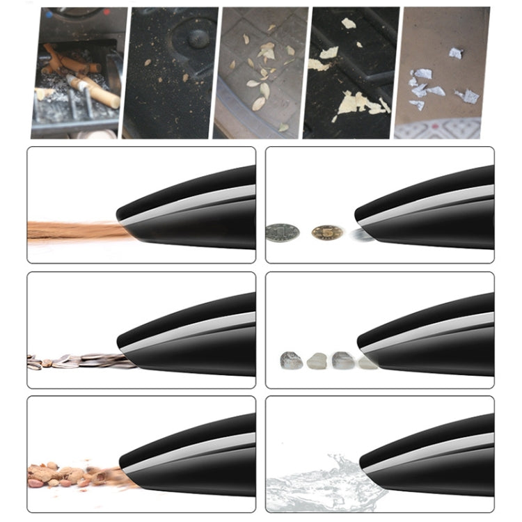 Eighth Generation Car Vacuum Cleaner 120W Wet and Dry Dual-use Strong Suction(Black) by buy2fix