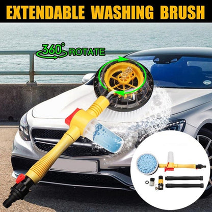 Car Cleaning Tools Chenille Automatic Rotating Car Wash Brush, Style: Water Brush + 5m Water Pipe by buy2fix