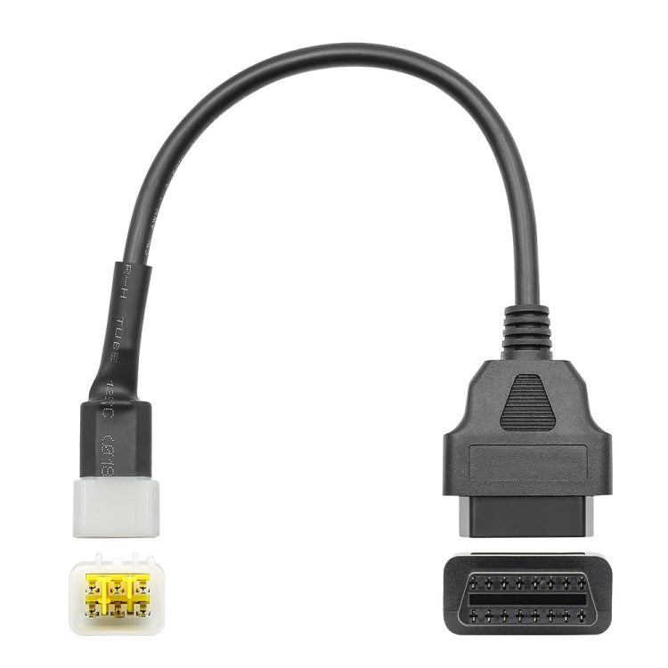 DELPHI Motorcycle OBD Female to 6PIN Connector Cable by buy2fix