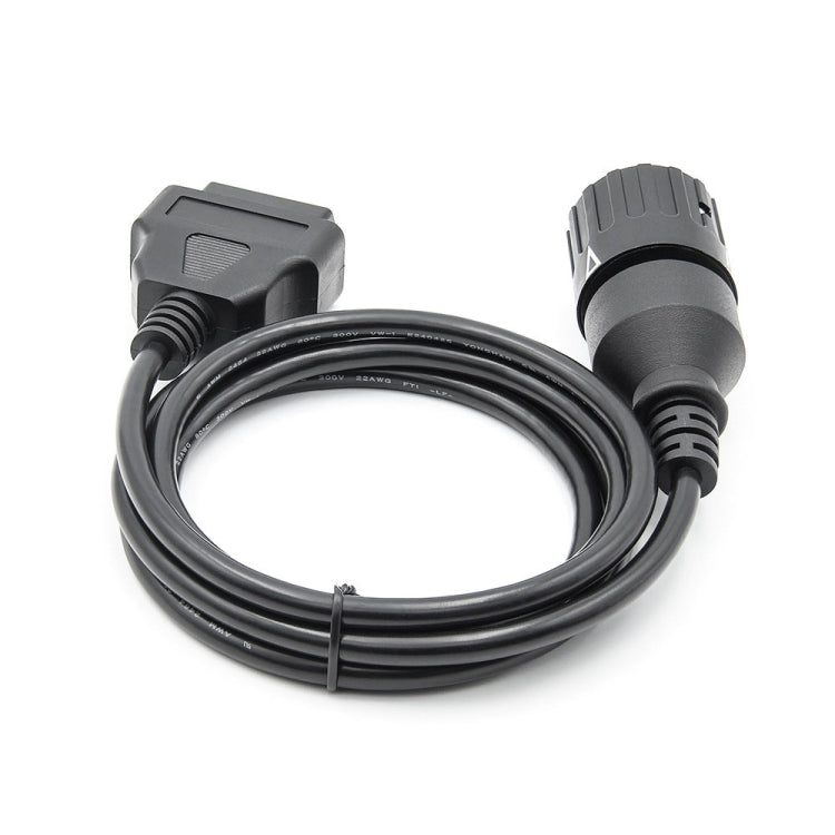 Motorcycle OBD Cable 10PIN to 16PIN Connector Cable for BMW - Cables & Connectors by buy2fix | Online Shopping UK | buy2fix