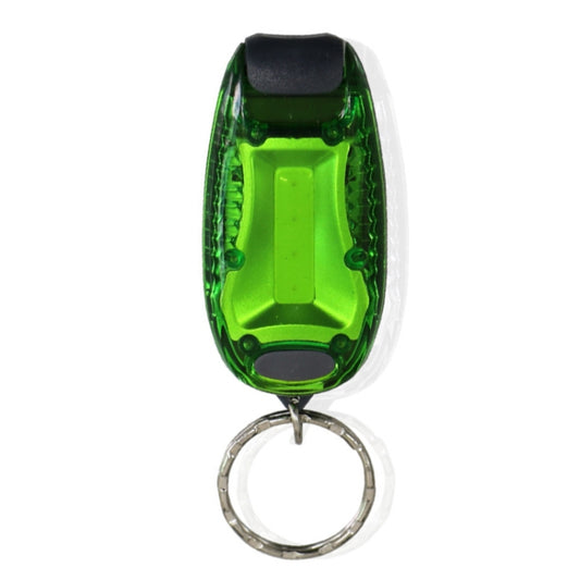 Multifunctional Portable Bicycle Taillight Helmet Light Running Warning Light Luminous Keychain (Green) by buy2fix