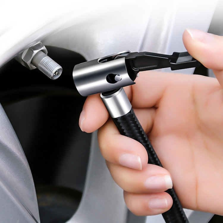 Car 12V Portable Inflatable Cylinder Pedal Pointer Air Pump with Light - Inflatable Pump by buy2fix | Online Shopping UK | buy2fix