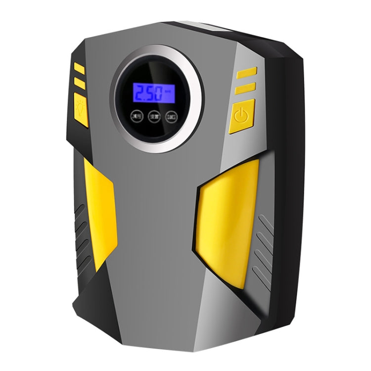 Car 12V Portable Inflatable Cylinder Pedal Digital Display Air Pump with Light & Tool Box - Inflatable Pump by buy2fix | Online Shopping UK | buy2fix