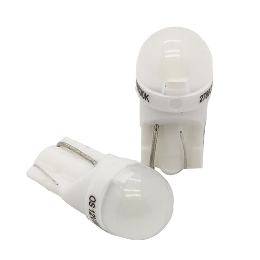 20 PCS T10 DC12V / 0.25W / 6500K / 20LM Car Round Head Plug-in Bubble Reading Light with 1LEDs SMD-3030 Lamps - Clearance Lights by buy2fix | Online Shopping UK | buy2fix