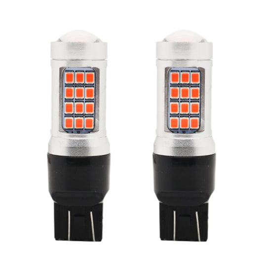 2 PCS 7443 DC12V / 2.2W Car Strobe Brake Lights with 42LEDs SMD-2835 Lamps(Red Light) - Brake Lights by buy2fix | Online Shopping UK | buy2fix