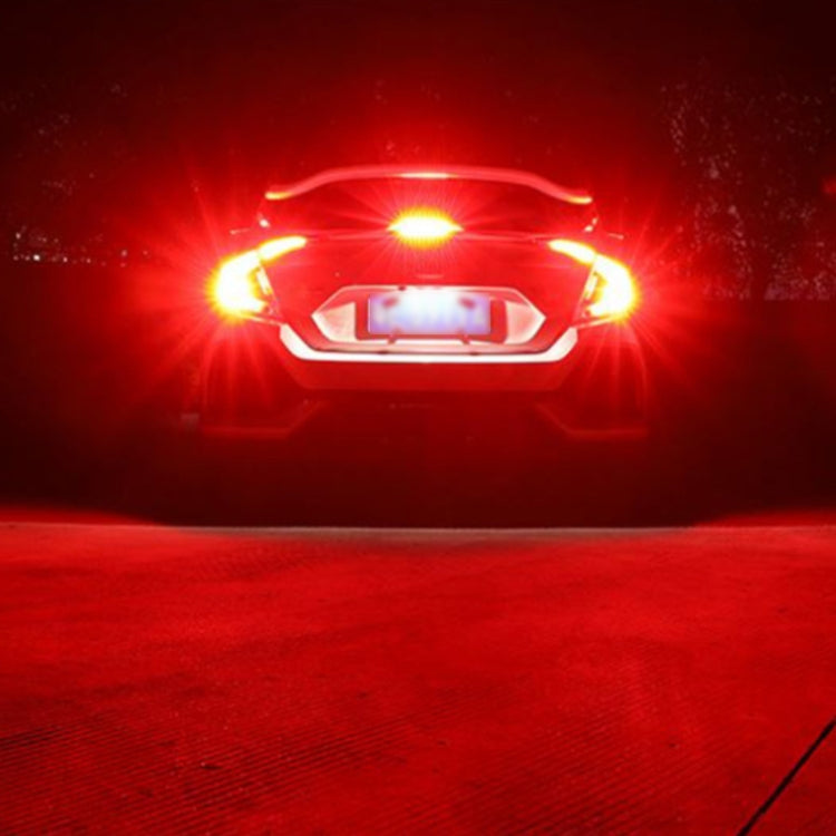 2 PCS 7443 DC12V / 2.2W Car Strobe Brake Lights with 42LEDs SMD-2835 Lamps(Red Light) - Brake Lights by buy2fix | Online Shopping UK | buy2fix
