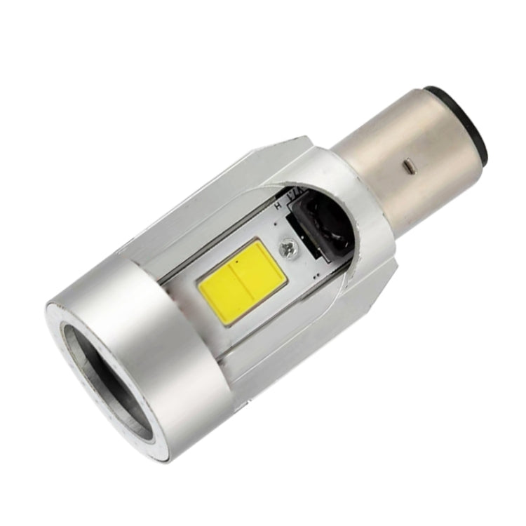 BA20D DC12-80V / 20W / 6000K / 2000LM Motorcycle Headlight with Angel Eyes (Blue) by buy2fix