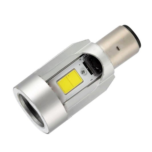 BA20D DC12-80V / 20W / 6000K / 2000LM Motorcycle Headlight with Angel Eyes (Blue) by buy2fix