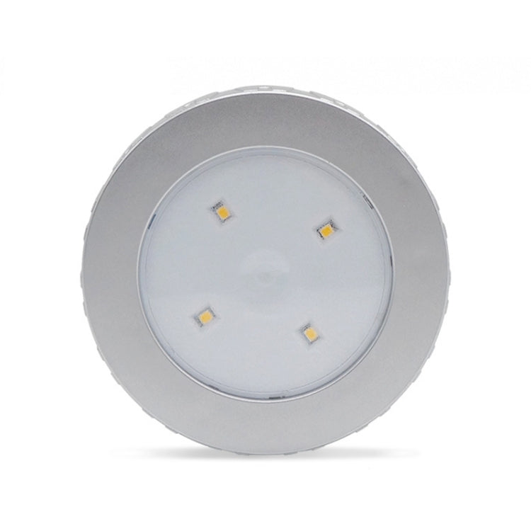 R-1633 4.5V / 0.3W 4LEDs Car Indoor Dome Light LED Touch Night Light (Silver) by buy2fix