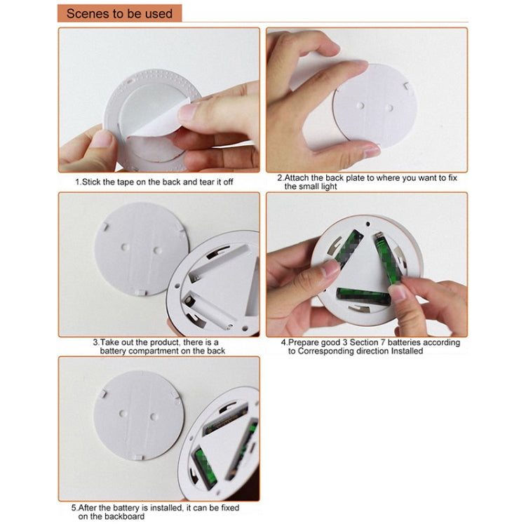 R-1633 4.5V / 0.3W 4LEDs Car Indoor Dome Light LED Touch Night Light (Gold) by buy2fix