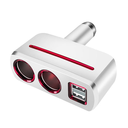 SHUNWEI SD-1918 80W 3.1A Car 2 in 1 Dual USB Charger (White) - Cigar Socket by SHUNWEI | Online Shopping UK | buy2fix