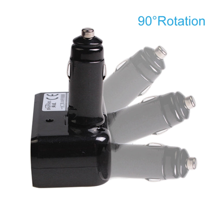 SHUNWEI SD-1918 80W 3.1A Car 2 in 1 Dual USB Charger (White) - Cigar Socket by SHUNWEI | Online Shopping UK | buy2fix