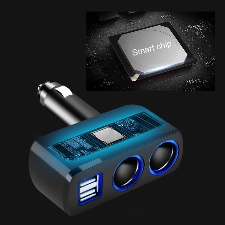 SHUNWEI SD-1918 80W 3.1A Car 2 in 1 Dual USB Charger (White) - Cigar Socket by SHUNWEI | Online Shopping UK | buy2fix