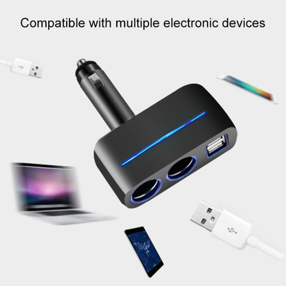 SHUNWEI SD-1918 80W 3.1A Car 2 in 1 Dual USB Charger (White) - Cigar Socket by SHUNWEI | Online Shopping UK | buy2fix