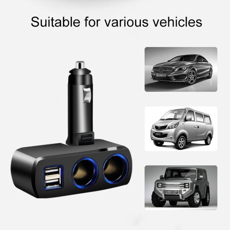 SHUNWEI SD-1918 80W 3.1A Car 2 in 1 Dual USB Charger (White) - Cigar Socket by SHUNWEI | Online Shopping UK | buy2fix