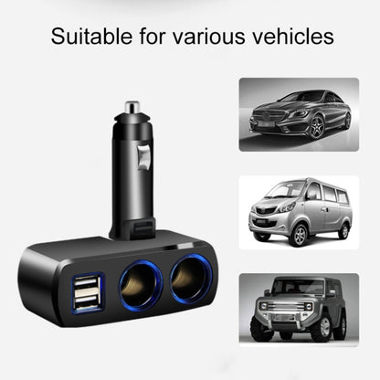 SHUNWEI SD-1918 80W 3.1A Car 2 in 1 Dual USB Charger (White) - Cigar Socket by SHUNWEI | Online Shopping UK | buy2fix