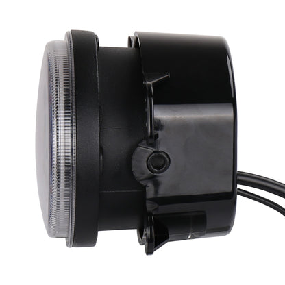 2 PCS DC12V-30V / 30W / 3A / 1440LM 12LEDs  4 inch Car LED Colorful Fog Light, Style: White Background (White Light) - Fog / Driving Lights by buy2fix | Online Shopping UK | buy2fix