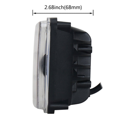 5 inch 30W DC 10-30V 7200LM IP67 Car LED Turn Signal / Headlight, with Angel Eyes - Work Lights by buy2fix | Online Shopping UK | buy2fix
